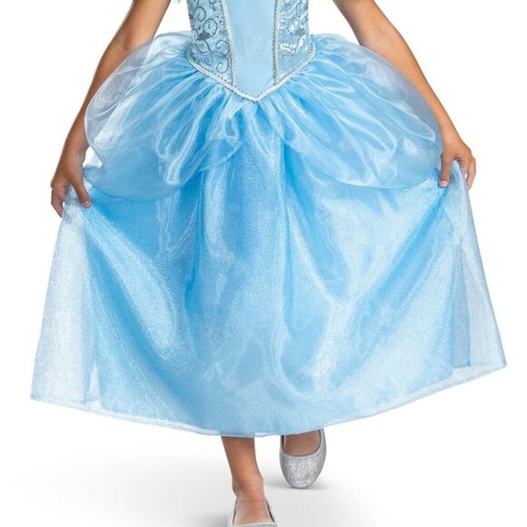 Disney Princess Cinderella Deluxe Girls Halloween Costume Girls Size S (6-6x) - Picture 4 of 10